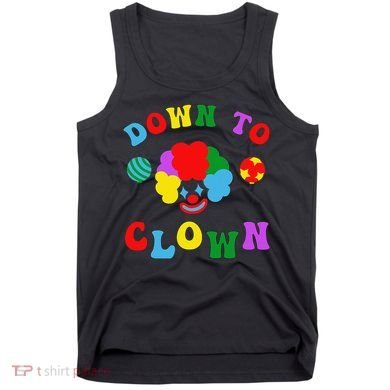 Down to Clown Clowncore Aesthetic Tank Top