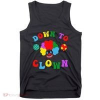 Down to Clown Clowncore Aesthetic Tank Top thumb 0