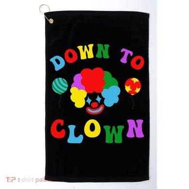 Down to Clown Clowncore Aesthetic Golf Towel