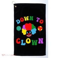 Down to Clown Clowncore Aesthetic Golf Towel thumb 0
