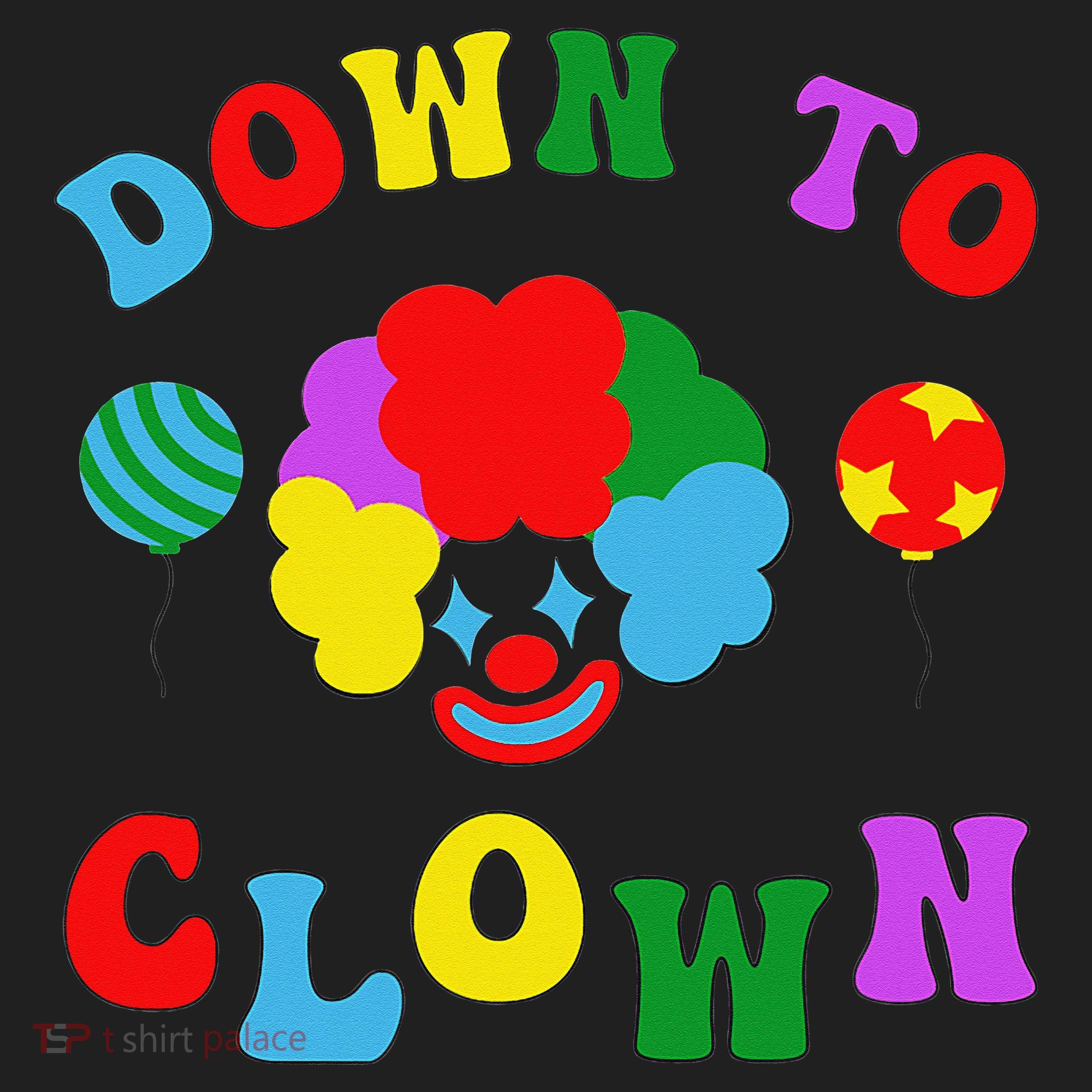 Down to Clown Clowncore Aesthetic Golf Towel