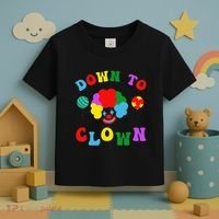 Down to Clown Clowncore Aesthetic Toddler T-Shirt thumb 3