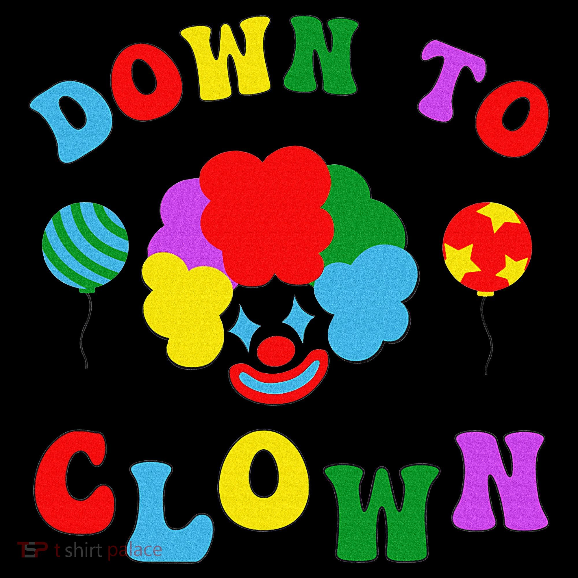 Down to Clown Clowncore Aesthetic Kids Sweatshirt