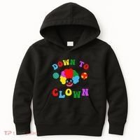 Down to Clown Clowncore Aesthetic Kids Hoodie thumb 0