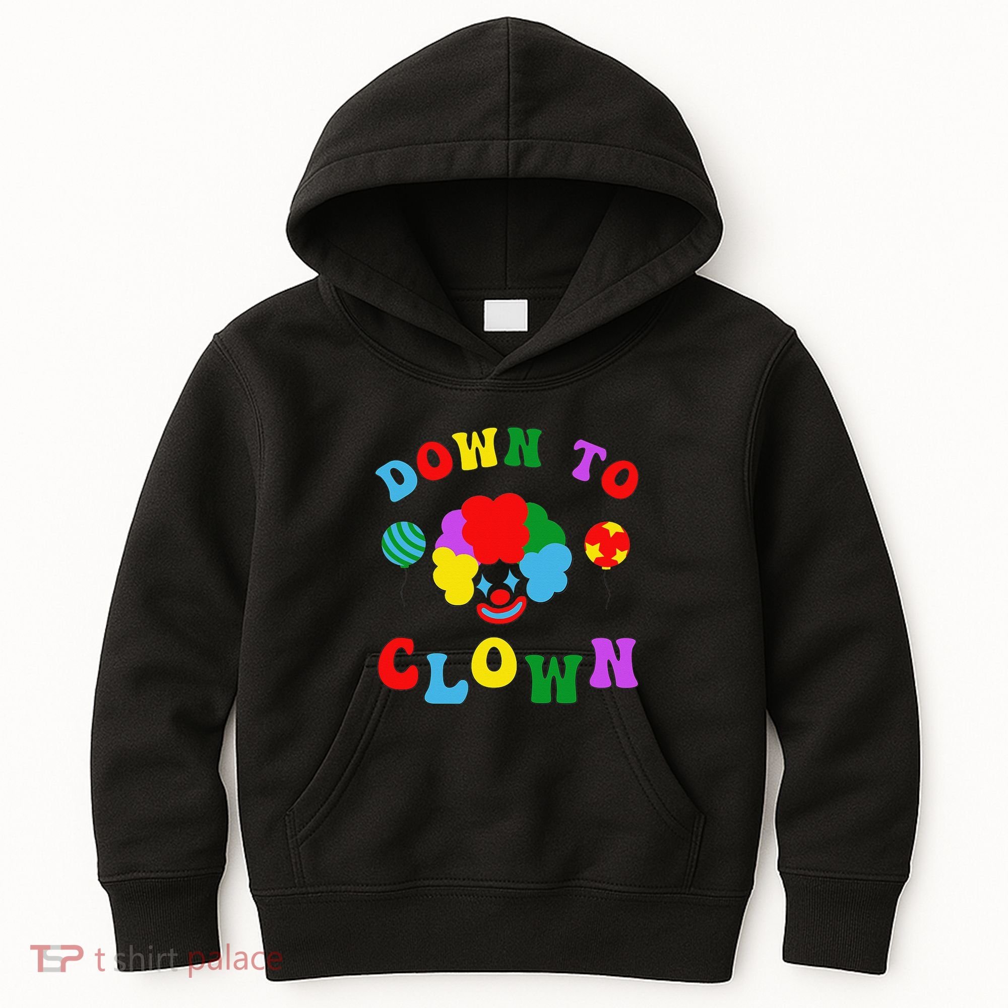 Down to Clown Clowncore Aesthetic Kids Hoodie