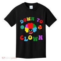 Down to Clown Clowncore Aesthetic Kids T-Shirt thumb 0