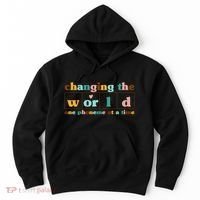 Dyslexia Teacher Changing The World One Phoneme At A Time Hoodie thumb 0