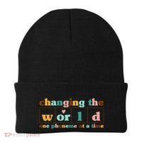 Dyslexia Teacher Changing The World One Phoneme At A Time Beanie thumb 0
