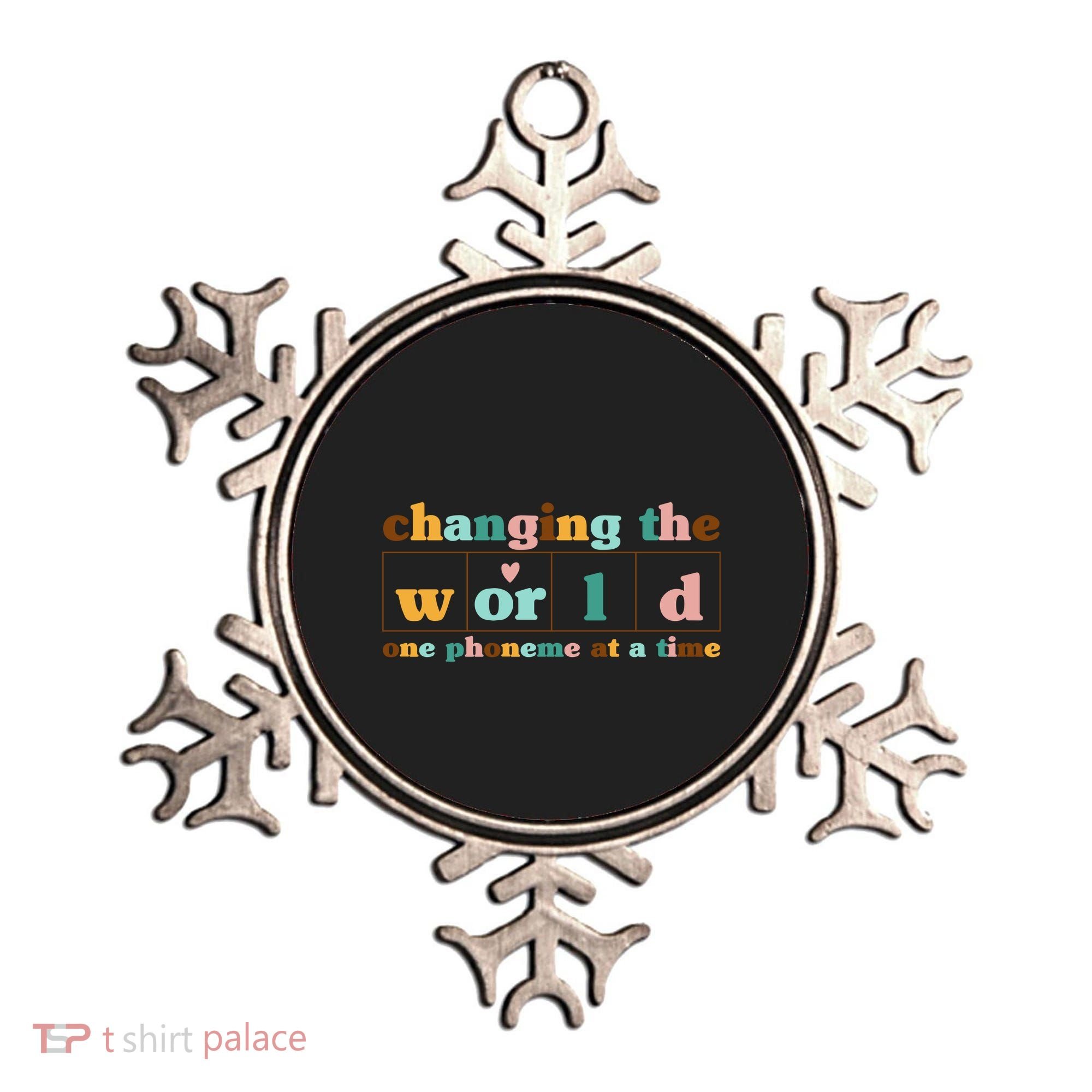 Dyslexia Teacher Changing The World One Phoneme At A Time Ornament
