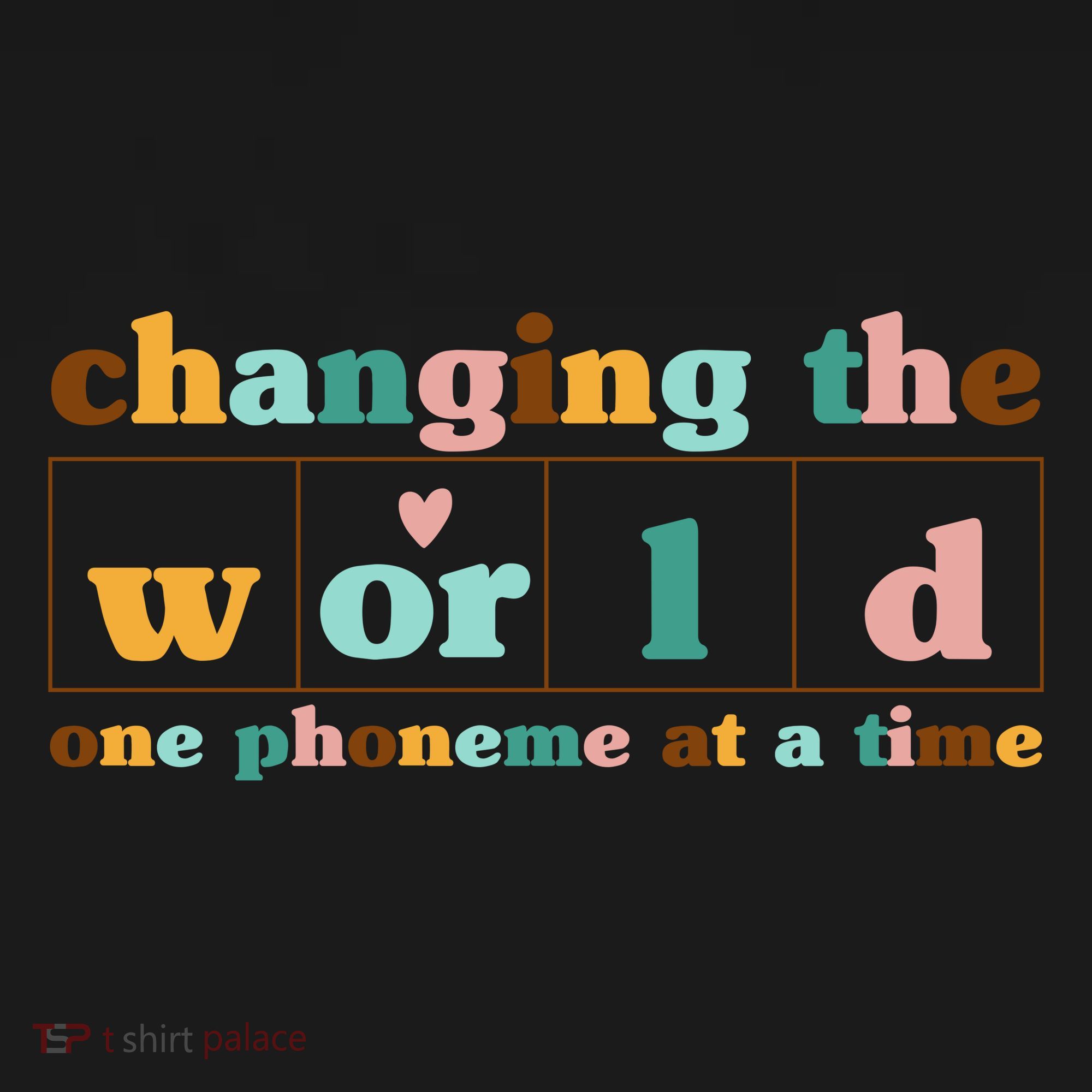 Dyslexia Teacher Changing The World One Phoneme At A Time Kids Sweatshirt