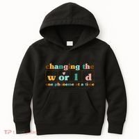 Dyslexia Teacher Changing The World One Phoneme At A Time Kids Hoodie thumb 0