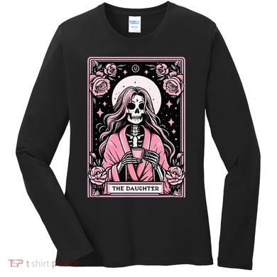 Daughter Tarot Card Matching Women's Long Sleeve Shirt