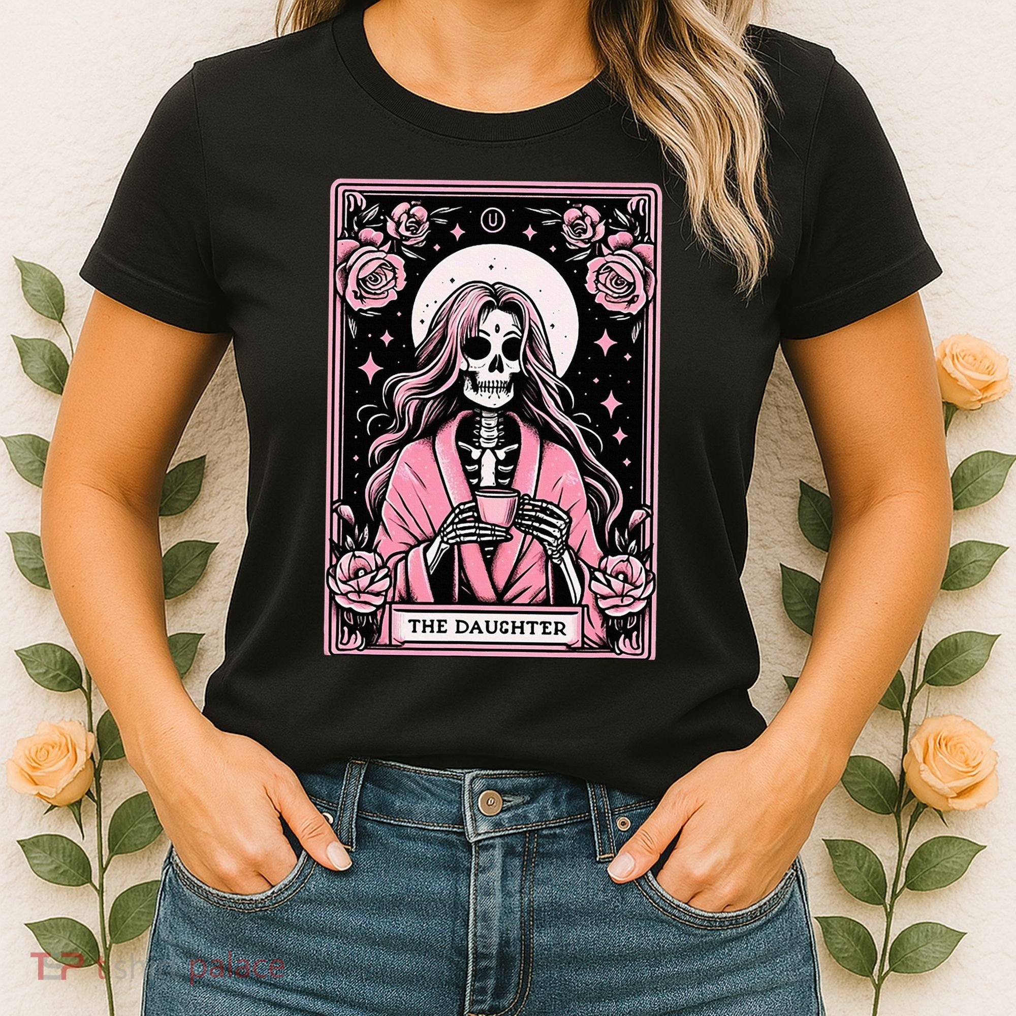Daughter Tarot Card Matching Women's T-Shirt