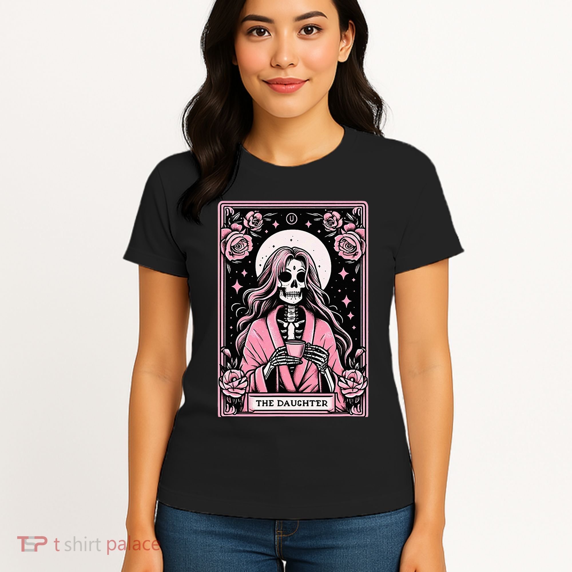 Daughter Tarot Card Matching Women's T-Shirt