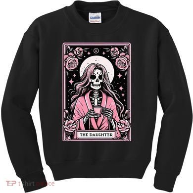 Daughter Tarot Card Matching Kids Sweatshirt