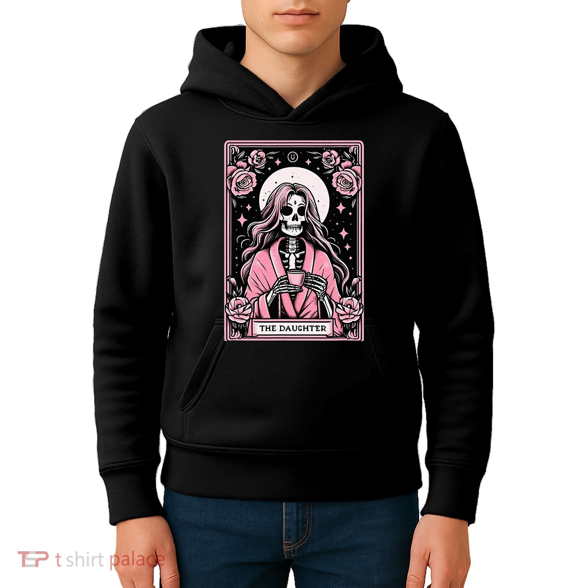 Daughter Tarot Card Matching Kids Hoodie