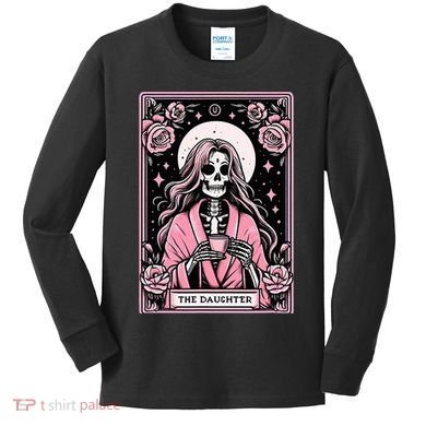 Daughter Tarot Card Matching Kids Long Sleeve Shirt