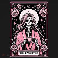 Daughter Tarot Card Matching Kids T-Shirt thumb 4