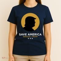 Donald Trump Classy Save America T-Shirt thumb 4