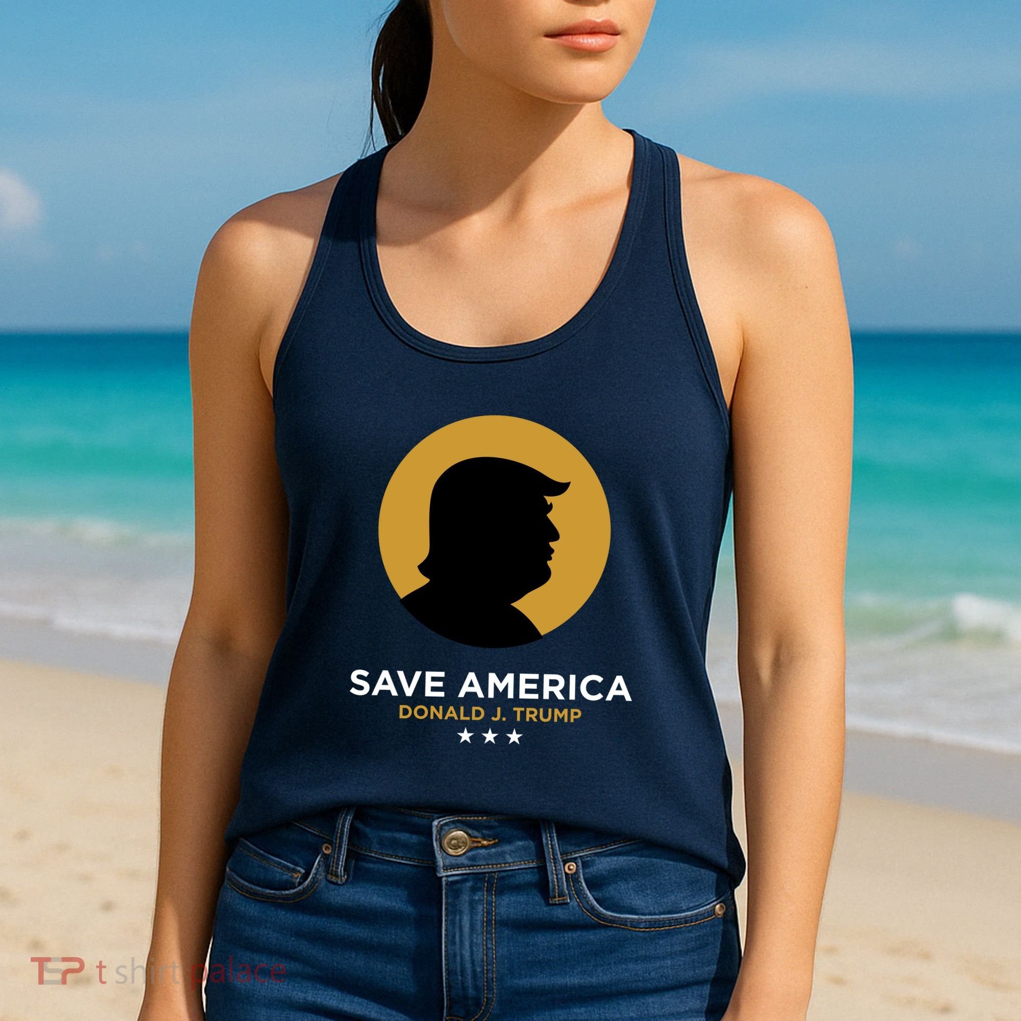 Donald Trump Classy Save America Women's Tank Top