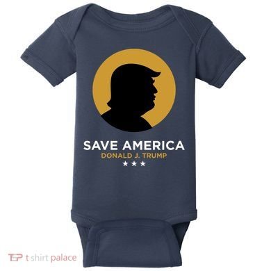 Donald Trump Classy Save America Baby Bodysuit