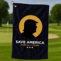 Donald Trump Classy Save America Golf Towel thumb 1