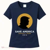 Donald Trump Classy Save America Women's T-Shirt thumb 0