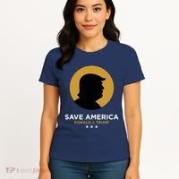 Donald Trump Classy Save America Women's T-Shirt thumb 4