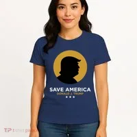 Donald Trump Classy Save America Women's T-Shirt thumb 4