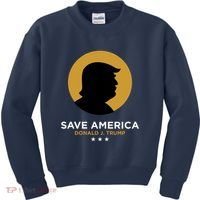 Donald Trump Classy Save America Kids Sweatshirt thumb 0