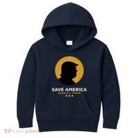 Donald Trump Classy Save America Kids Hoodie thumb 0