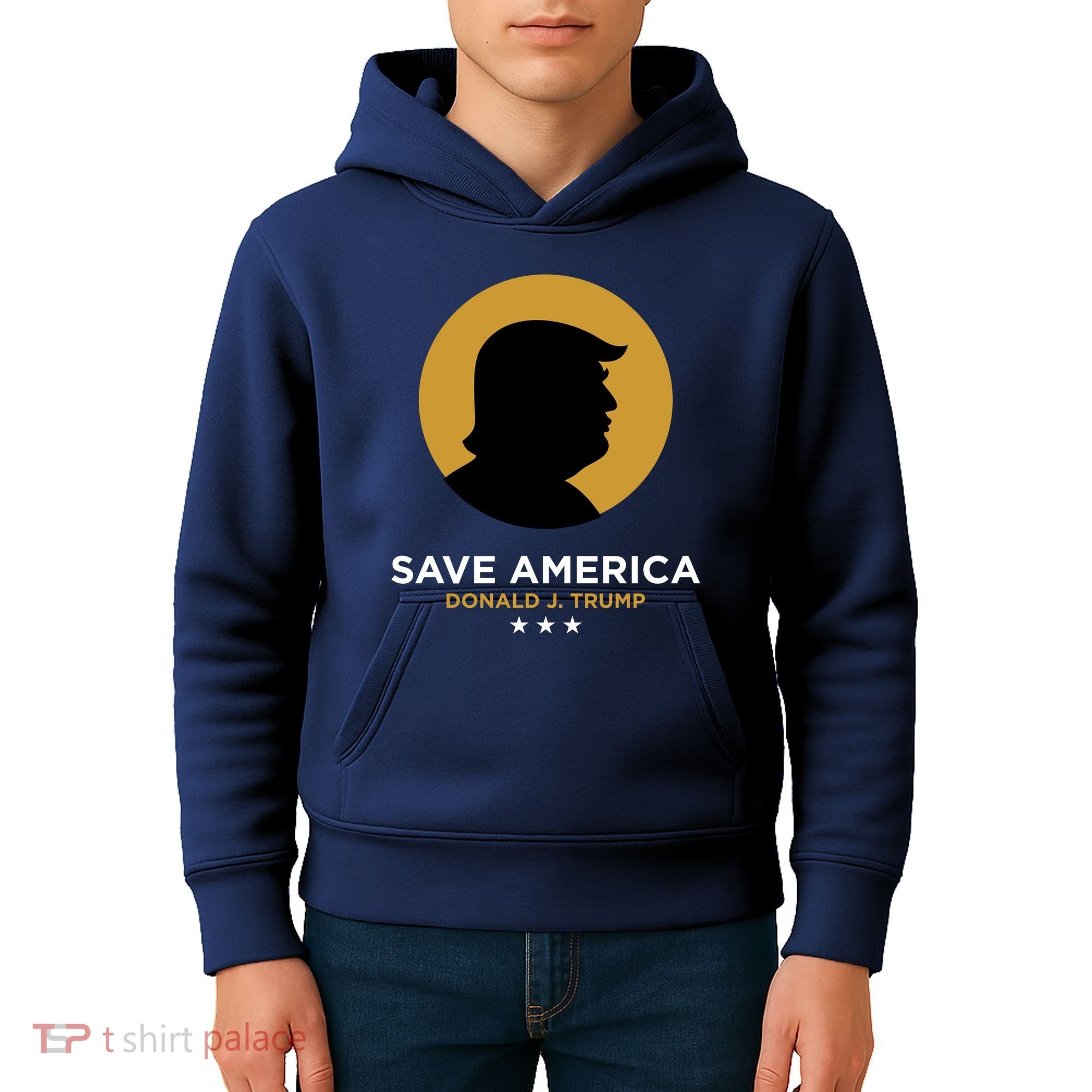 Donald Trump Classy Save America Kids Hoodie