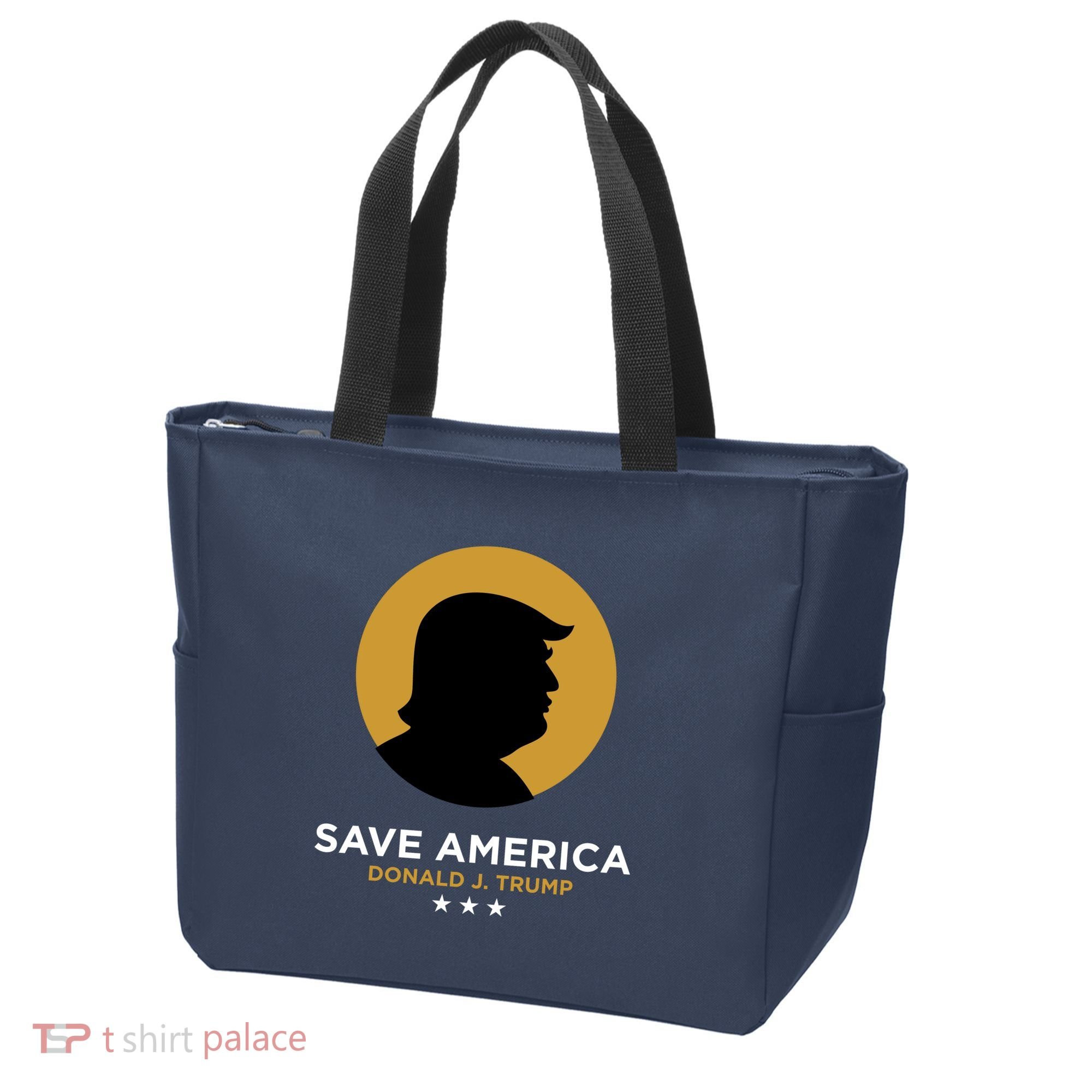 Donald Trump Classy Save America Tote Bag