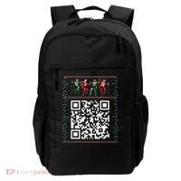 Dancing Trump Christmas Qr President 2024 Dance Code Backpack thumb 0