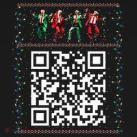 Dancing Trump Christmas Qr President 2024 Dance Code Pajama Set thumb 2