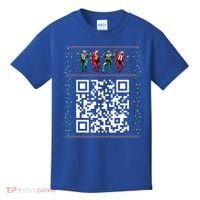 Dancing Trump Christmas Qr President 2024 Dance Code Kids T-Shirt thumb 0