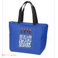 Dancing Trump Christmas Qr President 2024 Dance Code Tote Bag thumb 3