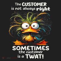 Duck The Customer Is Not Always Right Sometimes The Customer Tumbler thumb 3