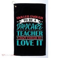 Daycare Teacher Care Educator Care Director Gift Golf Towel thumb 0