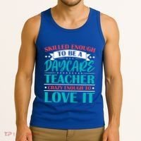 Daycare Teacher Care Educator Care Director Gift Tank Top thumb 3