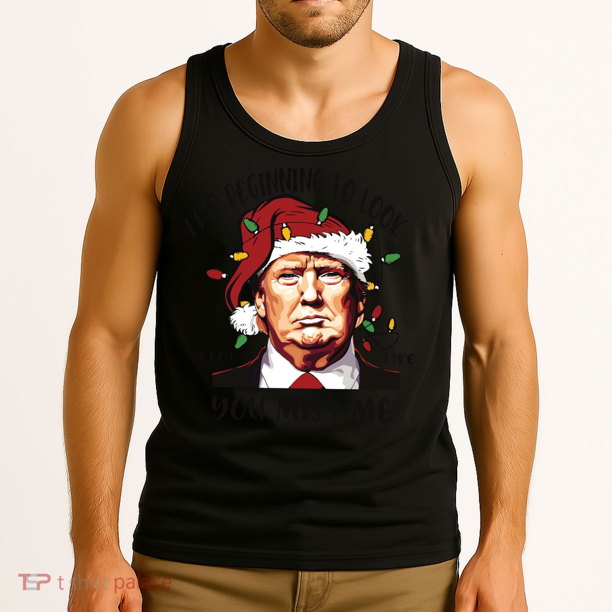 Donald Trump Christmas Tank Top