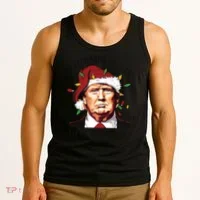 Donald Trump Christmas Tank Top thumb 3