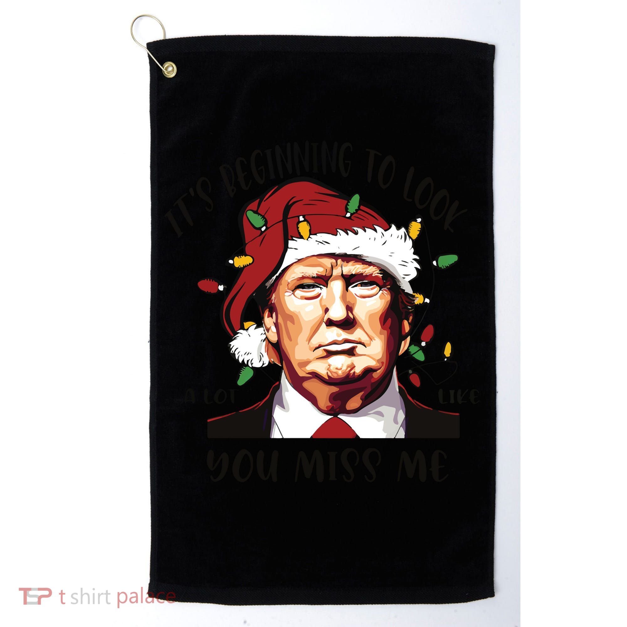Donald Trump Christmas Golf Towel