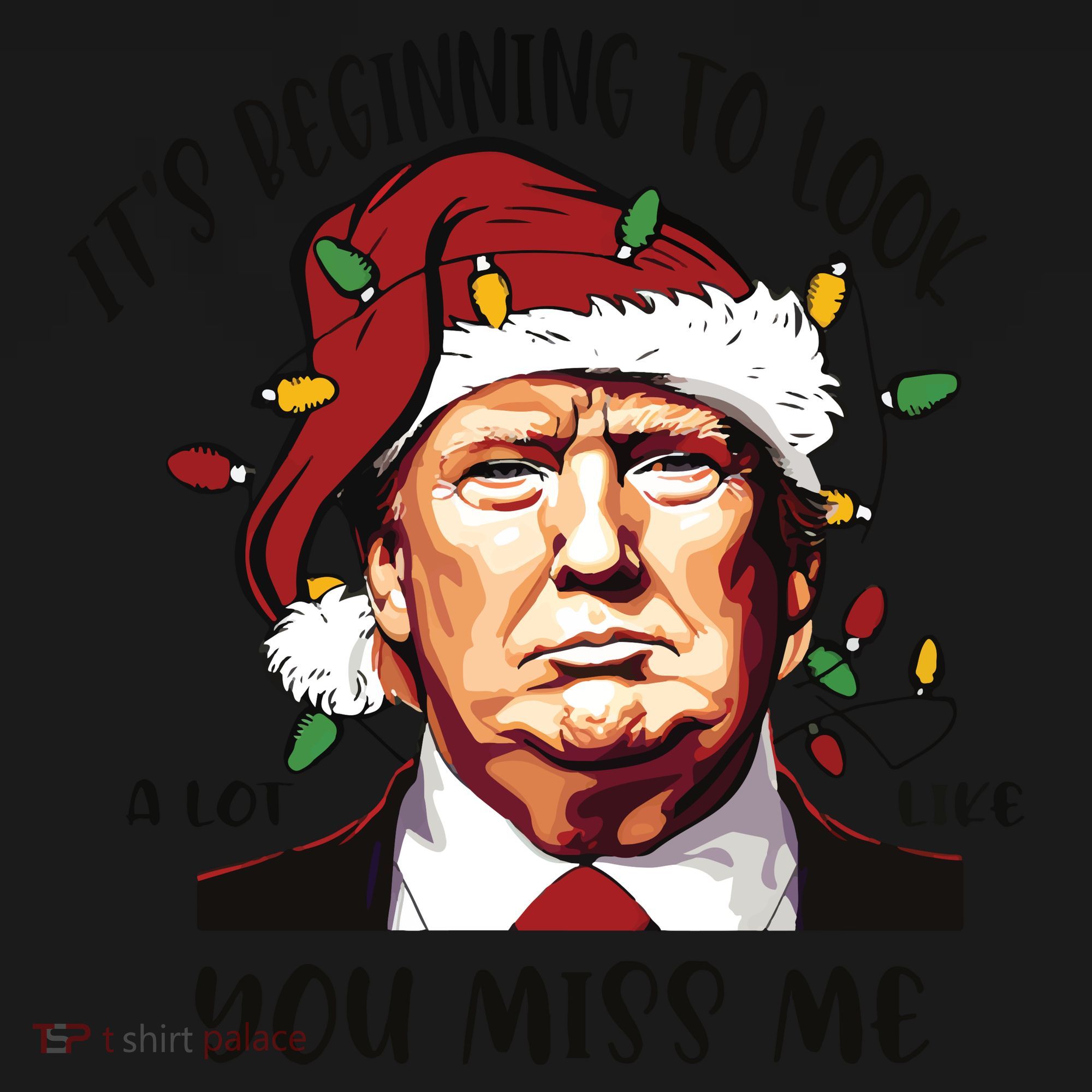 Donald Trump Christmas Visor