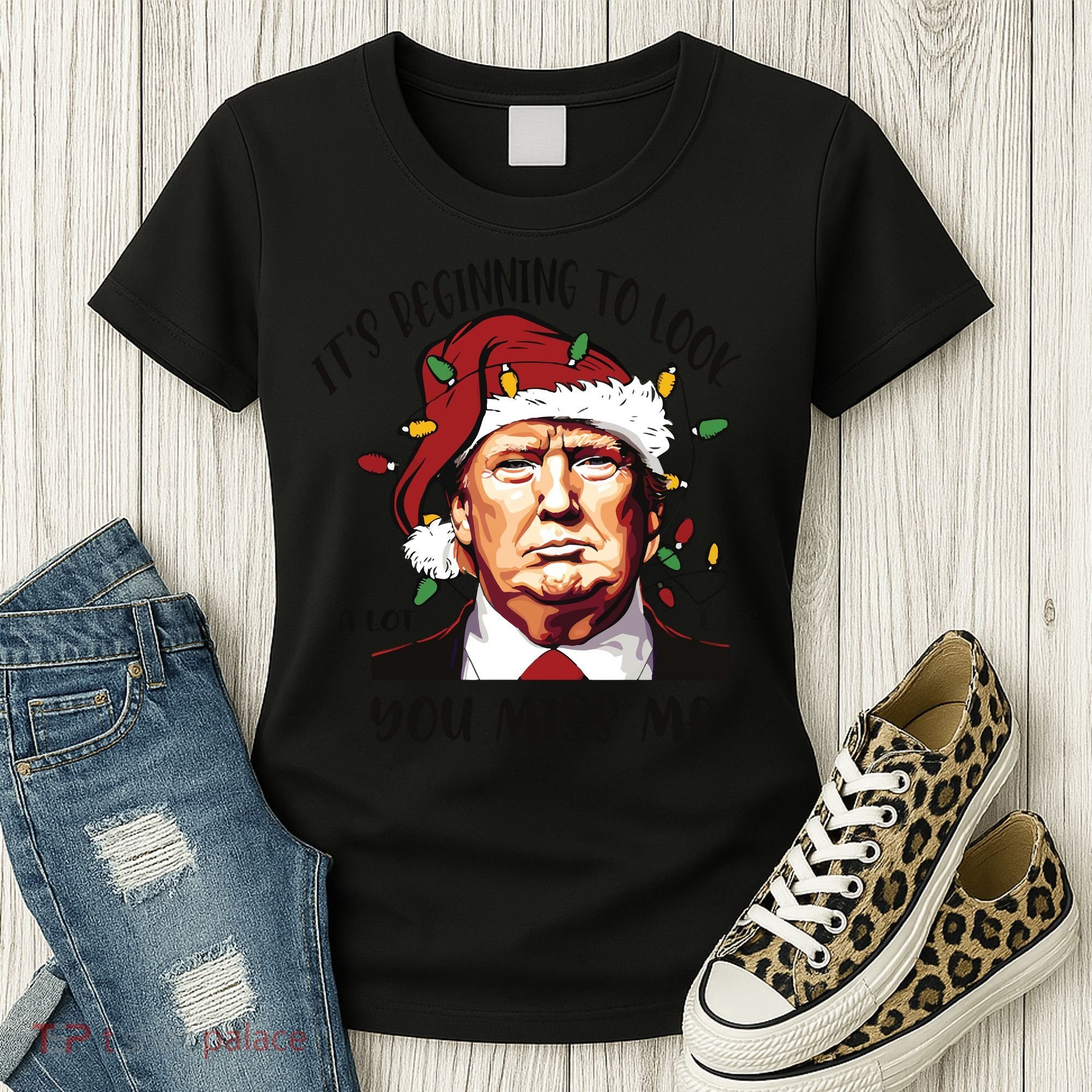 Donald Trump Christmas Women's T-Shirt