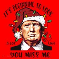Donald Trump Christmas Santa Hat thumb 1