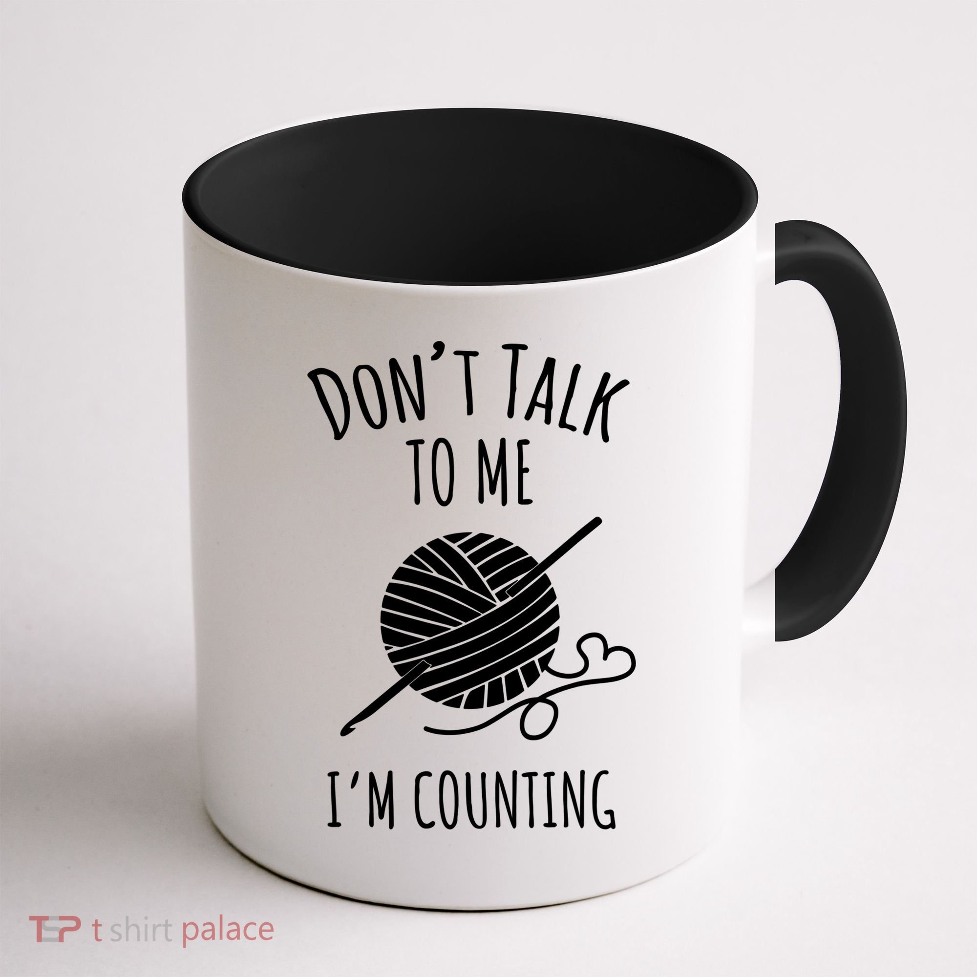 Don't Talk Counting Crochet TShirt Crocheting Gift TShirt Coffee Mug