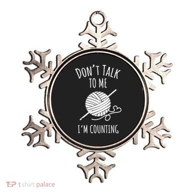 Don't Talk Counting Crochet TShirt Crocheting Gift TShirt Ornament