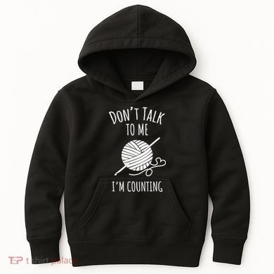 Don't Talk Counting Crochet TShirt Crocheting Gift TShirt Kids Hoodie