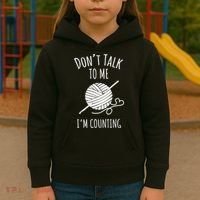 Don't Talk Counting Crochet TShirt Crocheting Gift TShirt Kids Hoodie thumb 3